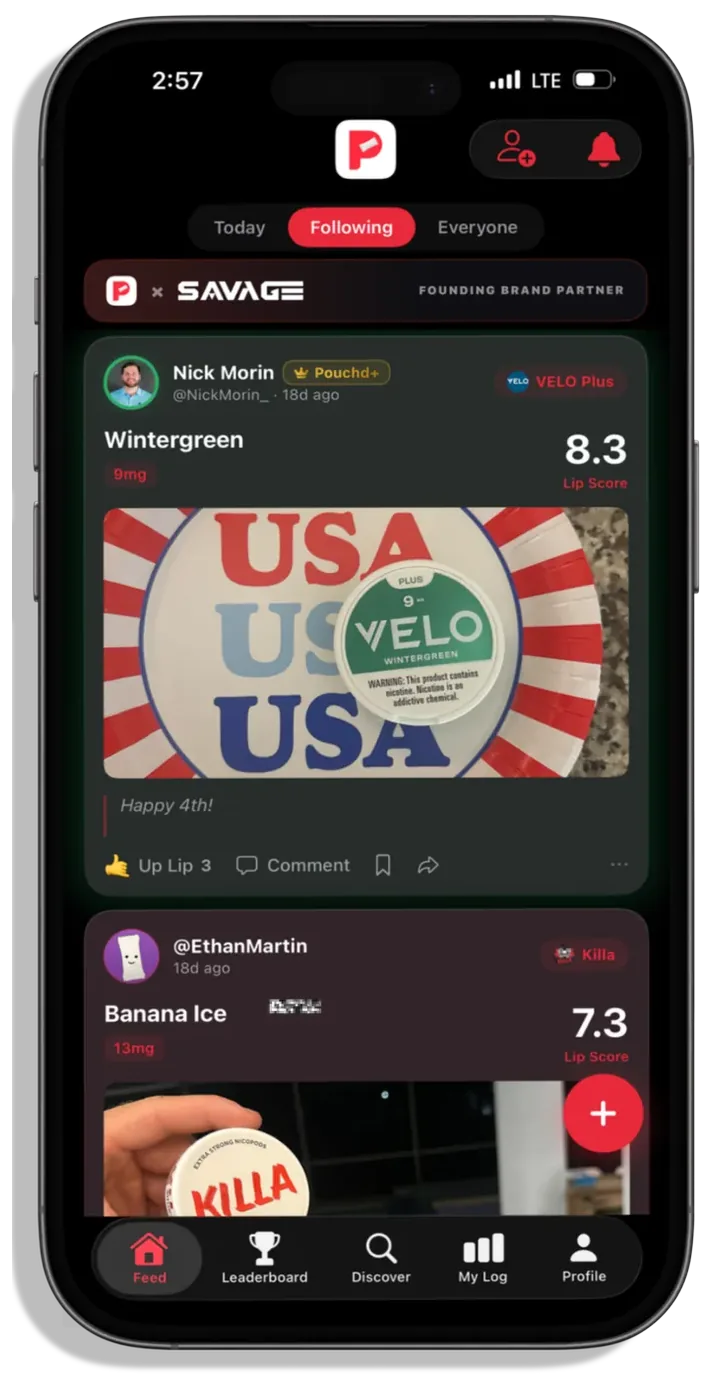 Pouchd community feed